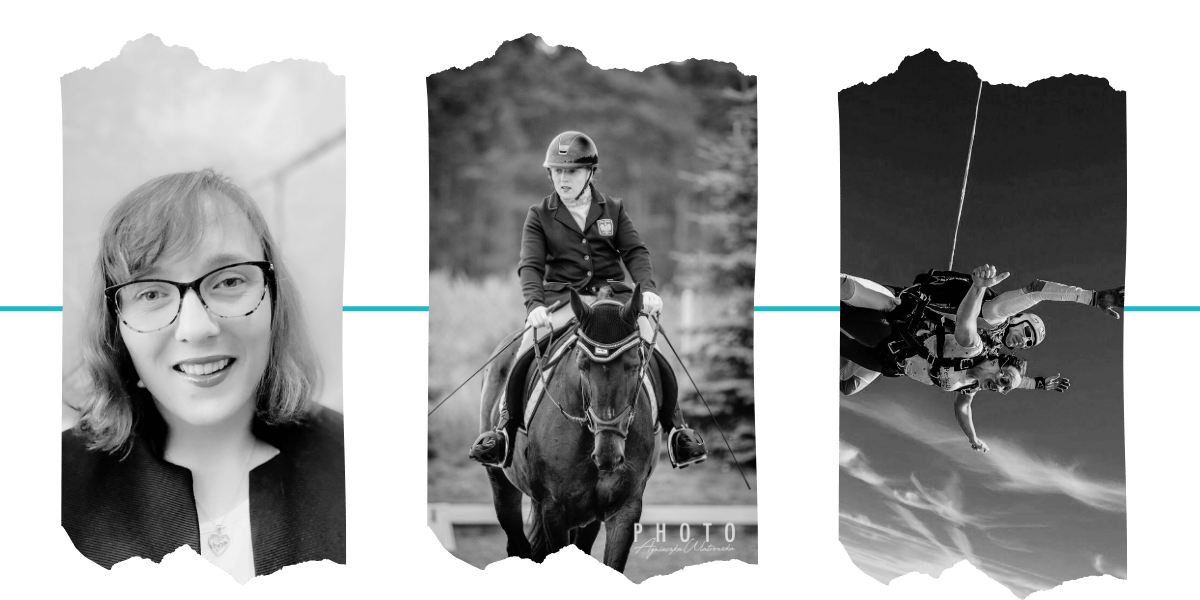 Dominika Cirocka - asystentka Dominika Cirocka — terminy bez spiny. Na koniu, ze spadochronem i w biurze.