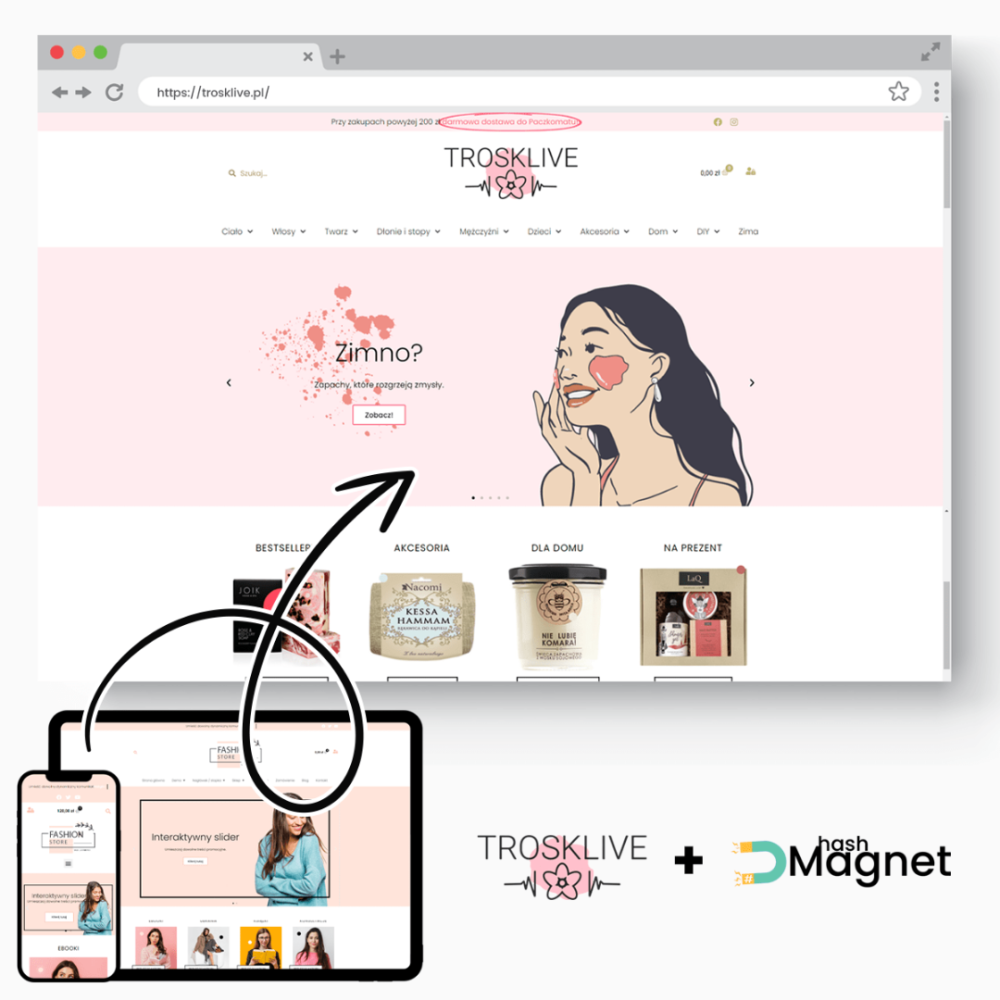 Naming i sklep online – Trosklive – kosmetyki naturalne