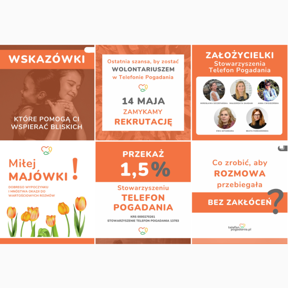 Zarządzanie social media – Stowarzyszenie Telefon Pogadania